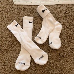 two pair nike socks